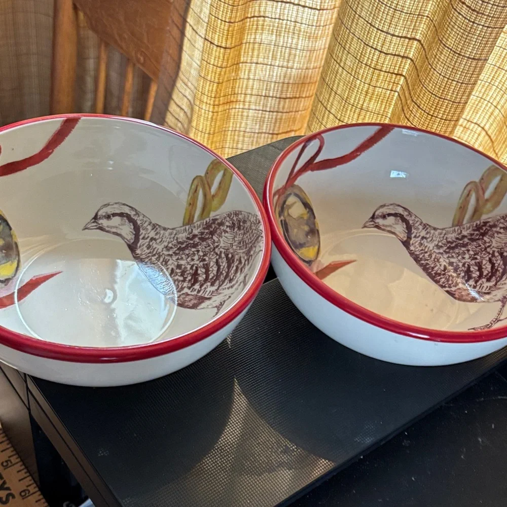 Williams-Sonoma Christmas Carols bowls